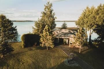 Фото номера Дом с 1 спальней Дома для отпуска Island Senču Sils г. Priedkalne 40